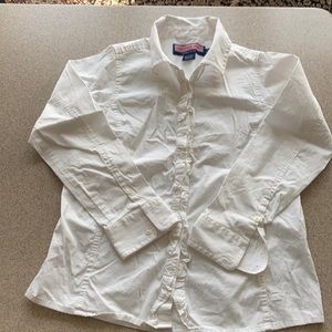 Vineyard Vines Girls Oxford Shirt size M (10-12)